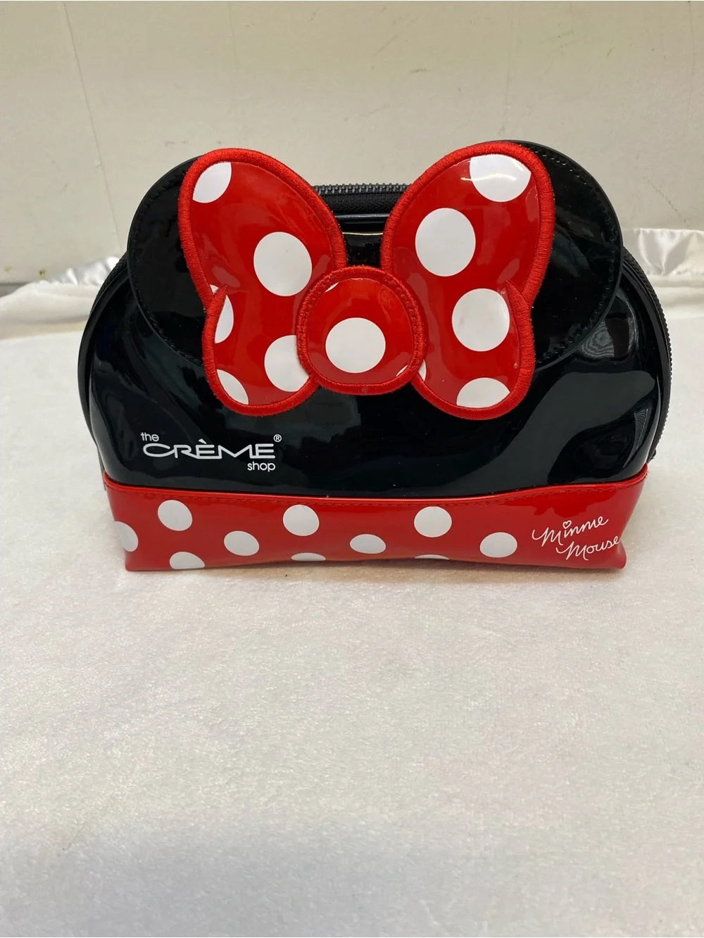 Disney Minnie Mouse Makeup Cosmetic Bag travel pouch the crème shop
